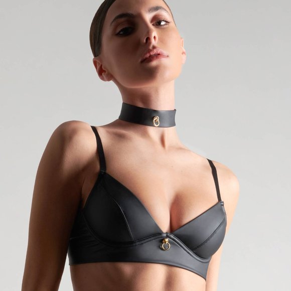 Maison Close Chambre Noire Bra + Skirt + Chocker Set - Picture 3 of 3